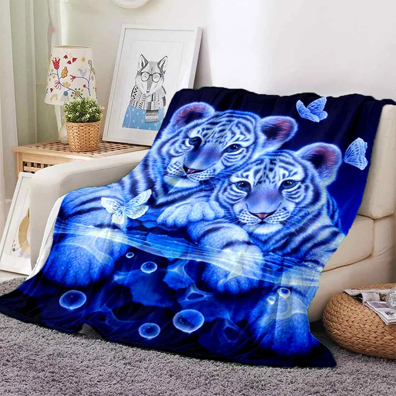 

Фланелевое Одеяло в виде животных, Супермягкие покрывала из флиса, для спальни, дивана, дивана, в подарок, одеяло размера Queen/King/Twin