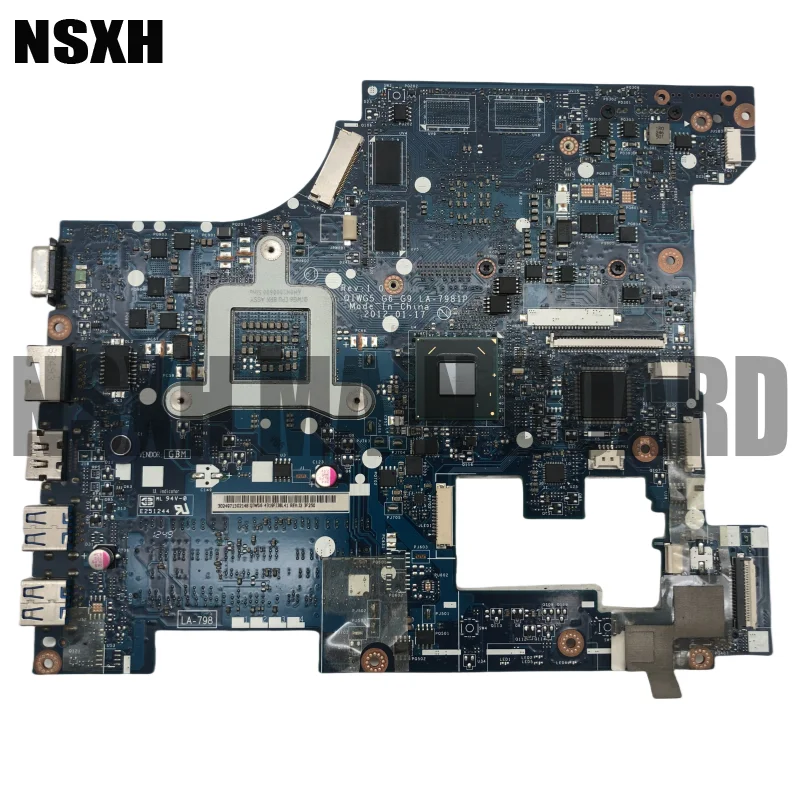 Материнская плата LA-7981P G580 протестированная на 100% полностью работает