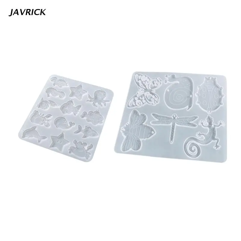 

Snail Lizard Butterfly Pendant Mold for DIY Wind Bell Charm Casting Home Decor