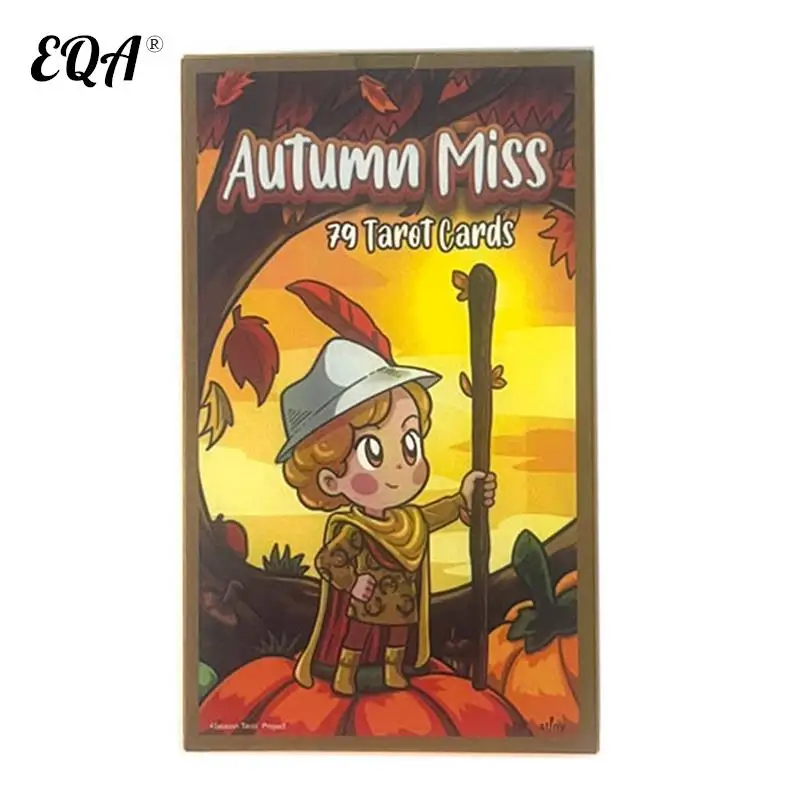 

12*7CM Autumn Miss Tarot Cards Prophecy Divination Deck Family Party Board Game Card Beginners Cards Fortune Telling Game
