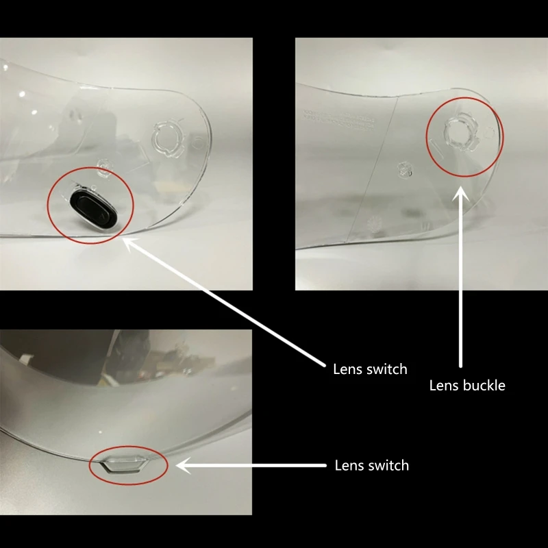 652F Полнолицевой козырек для мотоциклетного шлема HJC CL-16 CL-17 CS-15