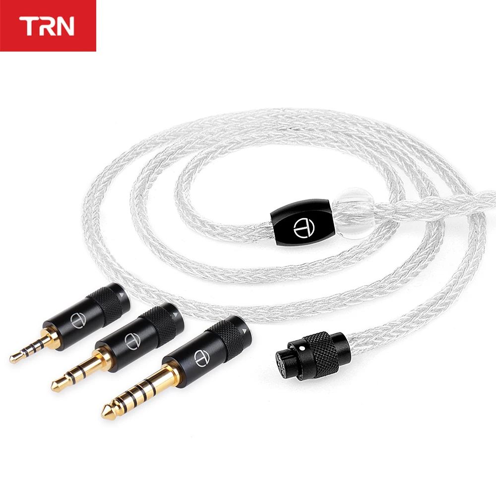 TRN T6 Pro Type C Lighting Plug Earphone Cable Silver Plated OCC Copper Litz MMCX/2Pin Connector Headphone For VX Pro BAX SE215
