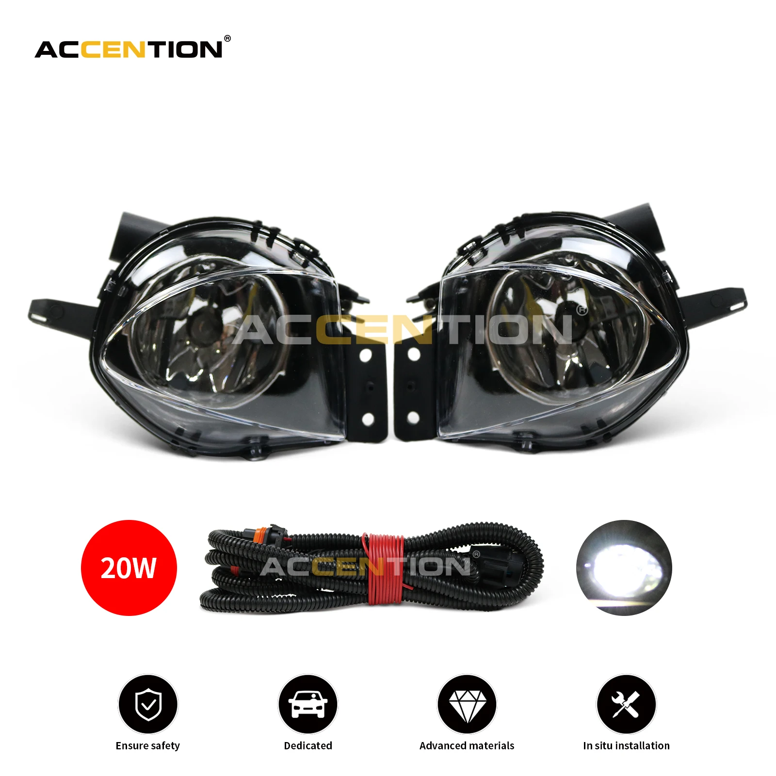 

Car LED Light 20W For BMW 3 Series E90 E91 325 328 335 2005 200006 2007 2008 LED Fog Light Fog Lamp 63176948373 63176948374