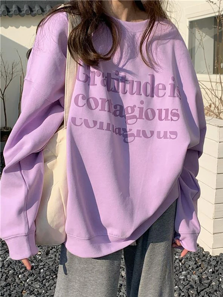 

Женский свободный пуловер с длинным рукавом, в Корейском стиле