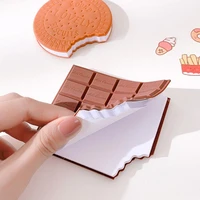memo pad chocolate pattern compact size paper student use mini notepad school supplies