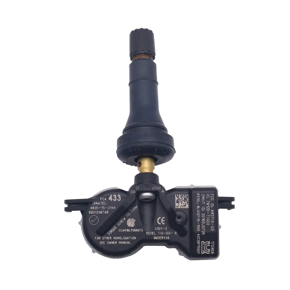 Фото Датчик давления в шинах TPMS 68313387AB для Jeep Grand Cherokee, Compass, Dodge Durango, Fiat 500x 2016-2021 гг., 433 МГц №4