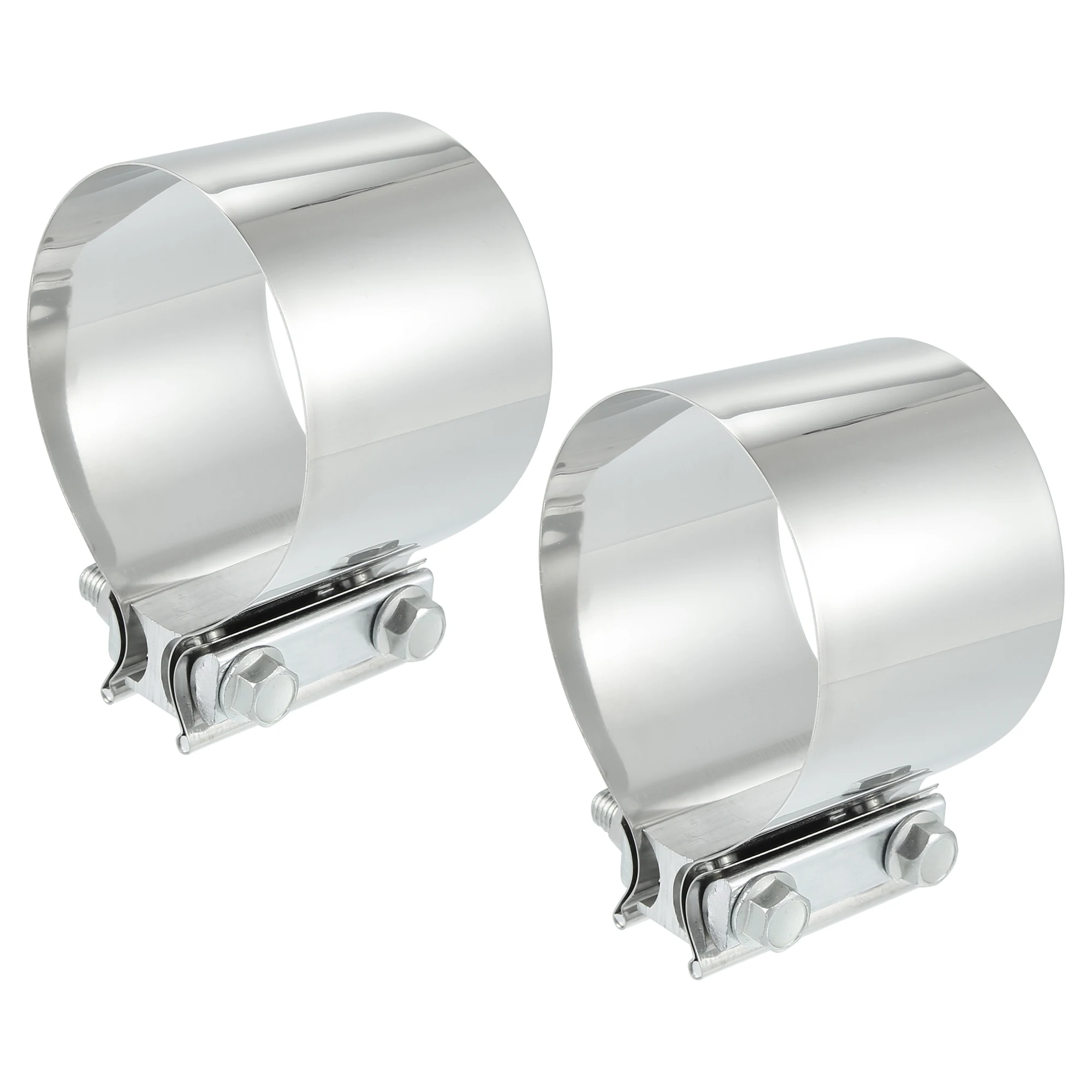 UXCELL 1-2 шт. 2 дюйма 5 3 4 втулка выхлопной трубы автомобиля Соединительный зажим