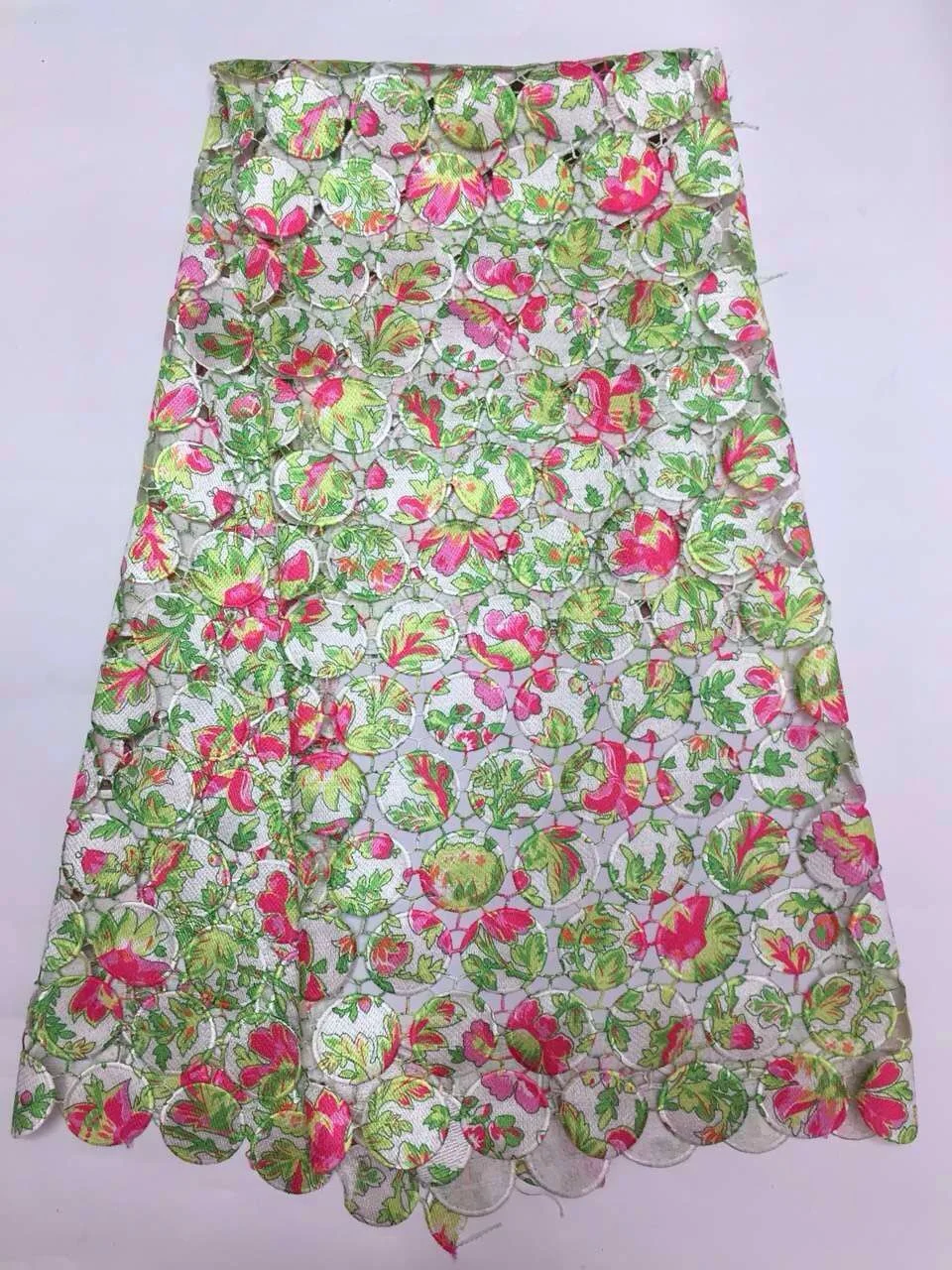 Высококачественное гипюровое кружево ткань/нигерийские кружевные ткани/Высококачественная кружевная ткань с Африканским дизайном, 5 ярдов