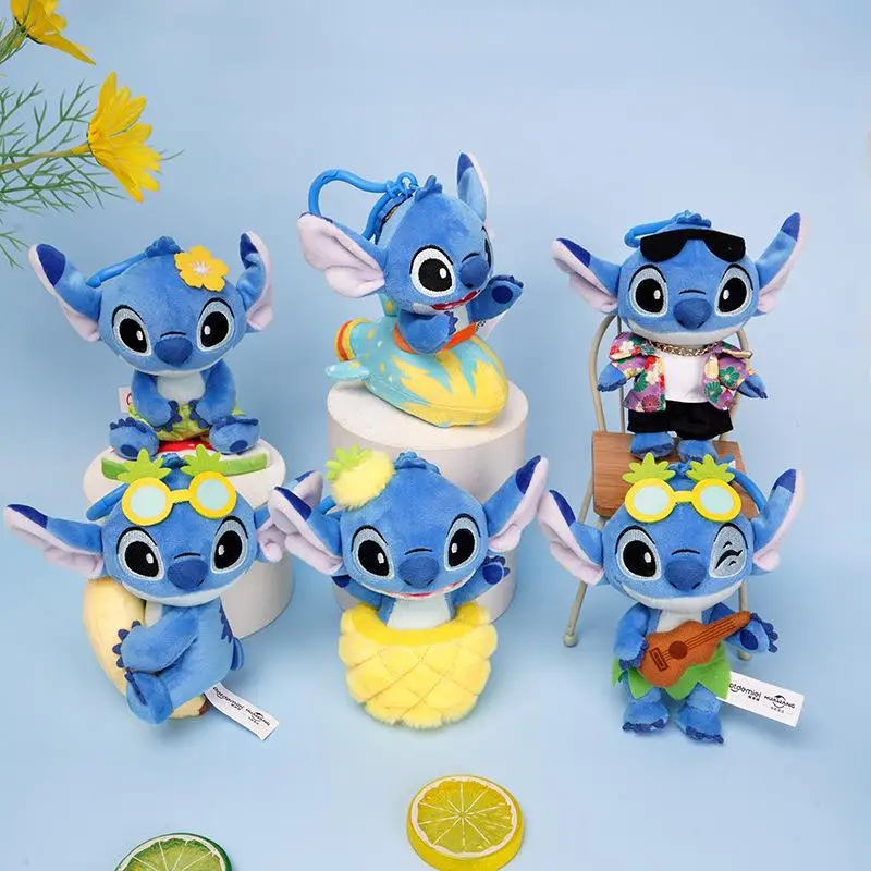 

Disney Stitch Plush Doll Blind Case Kawaii Anime Key Chain Pendant Fashion Toy Handmade Cartoon Doll Placements New Year Gift