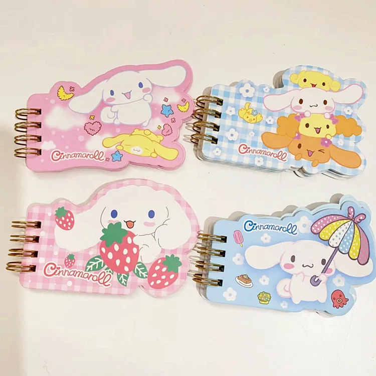 

My Melody Cinnamoroll Notebook Cute Cartoon Coil Notebook New Sanrio Kawaii Stationery Kawaii Diary Notebooks and Journals Gift