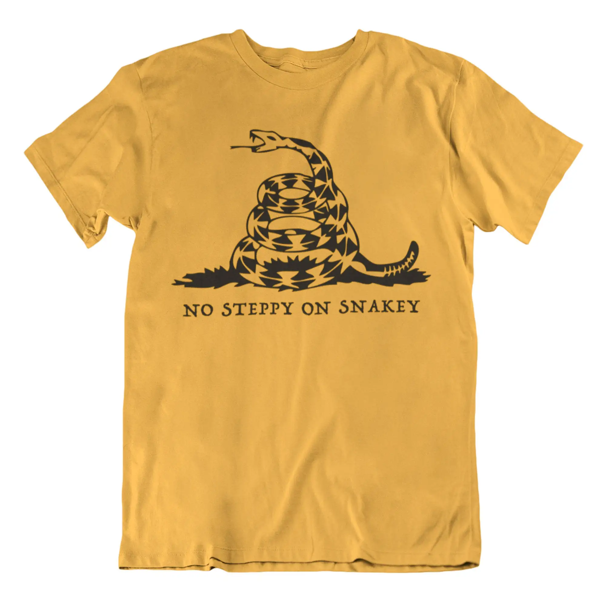 Футболка No Steppy on Snakey забавная мужская новинка