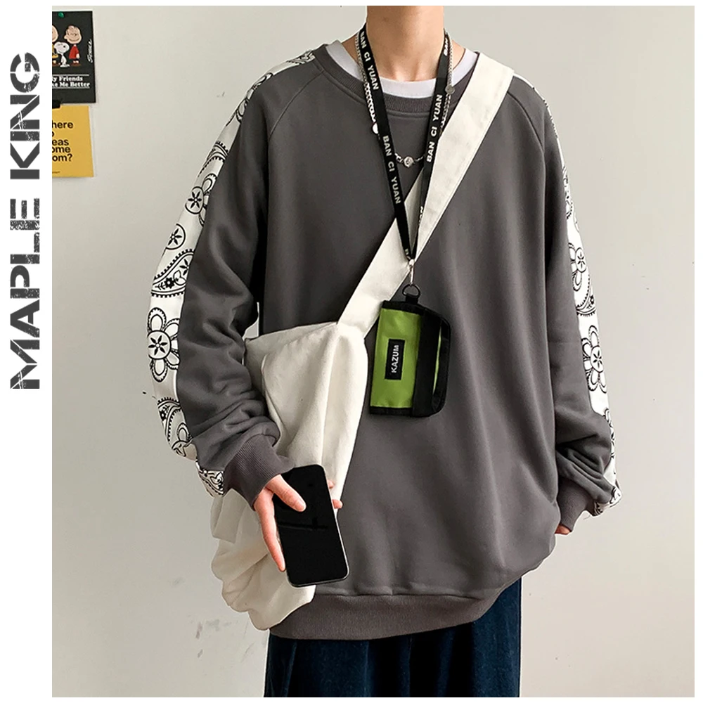 

Maple King Baggy Unisex Pullover Hoodies Men Vintage Hip Hop Harajuku Sweatshirts Men Japanese Street Mens Fashion Clothes 4XL