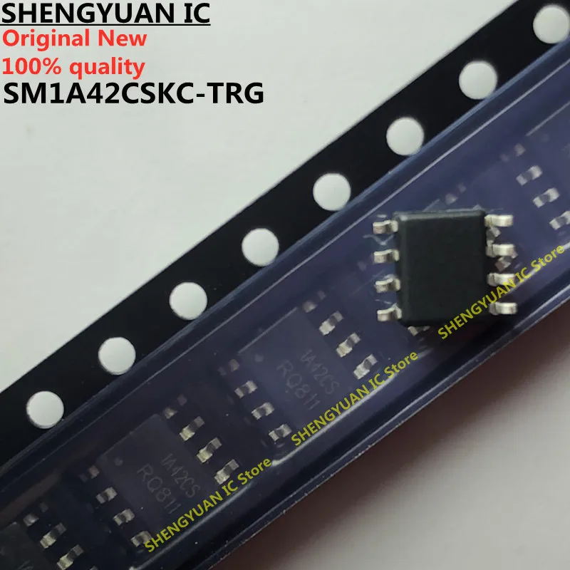 

10 шт. SM1A42CSKC-TRG 1A42CS SM1A42CSKC SM1A42CS SM1A42CSK SOP-8 100 в/а, МОП-транзистор двойного режима повышения мощности (N-и P-канал), новинка