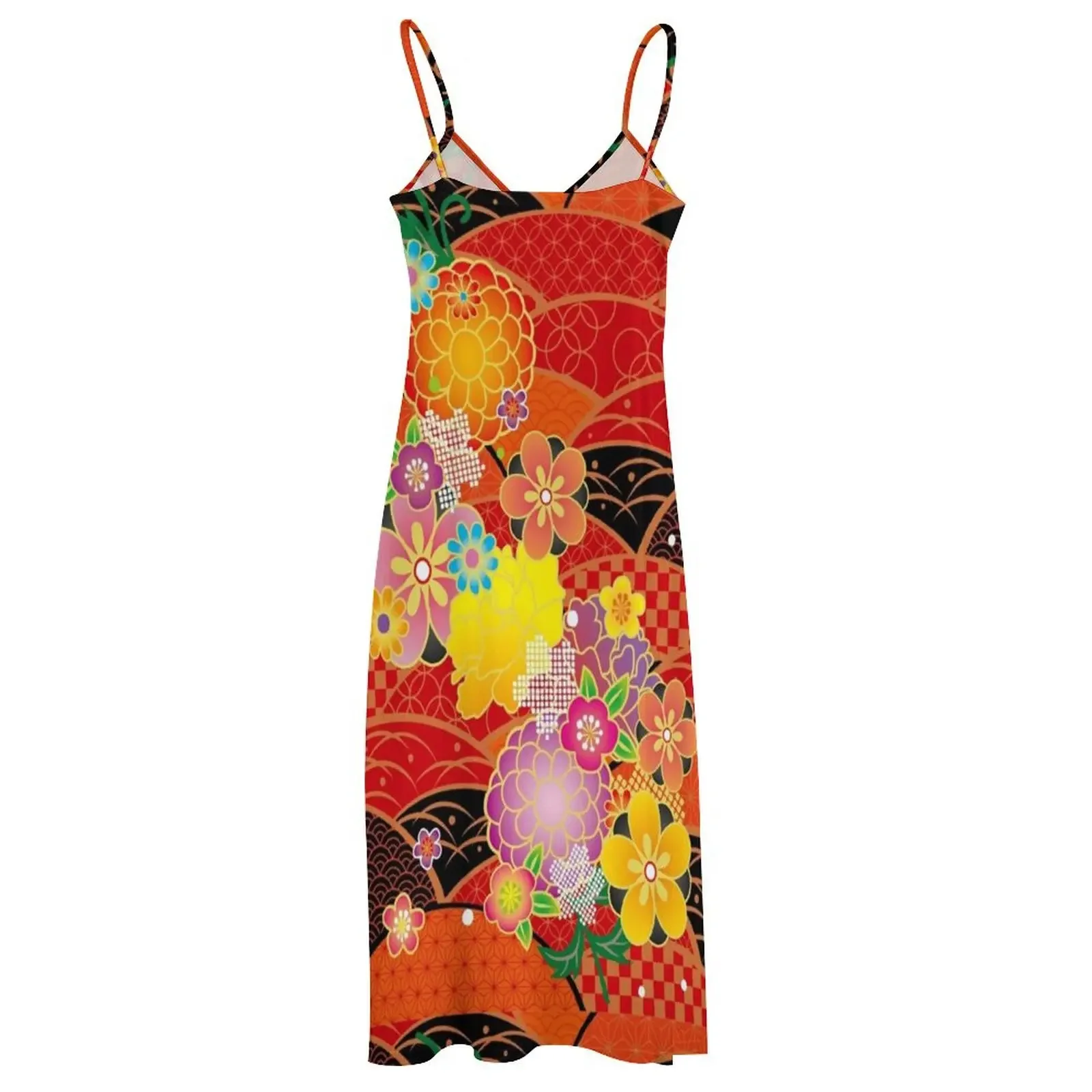 Японское кимоно 4 Платья без рукавов женское летнее платье женская одежда летние