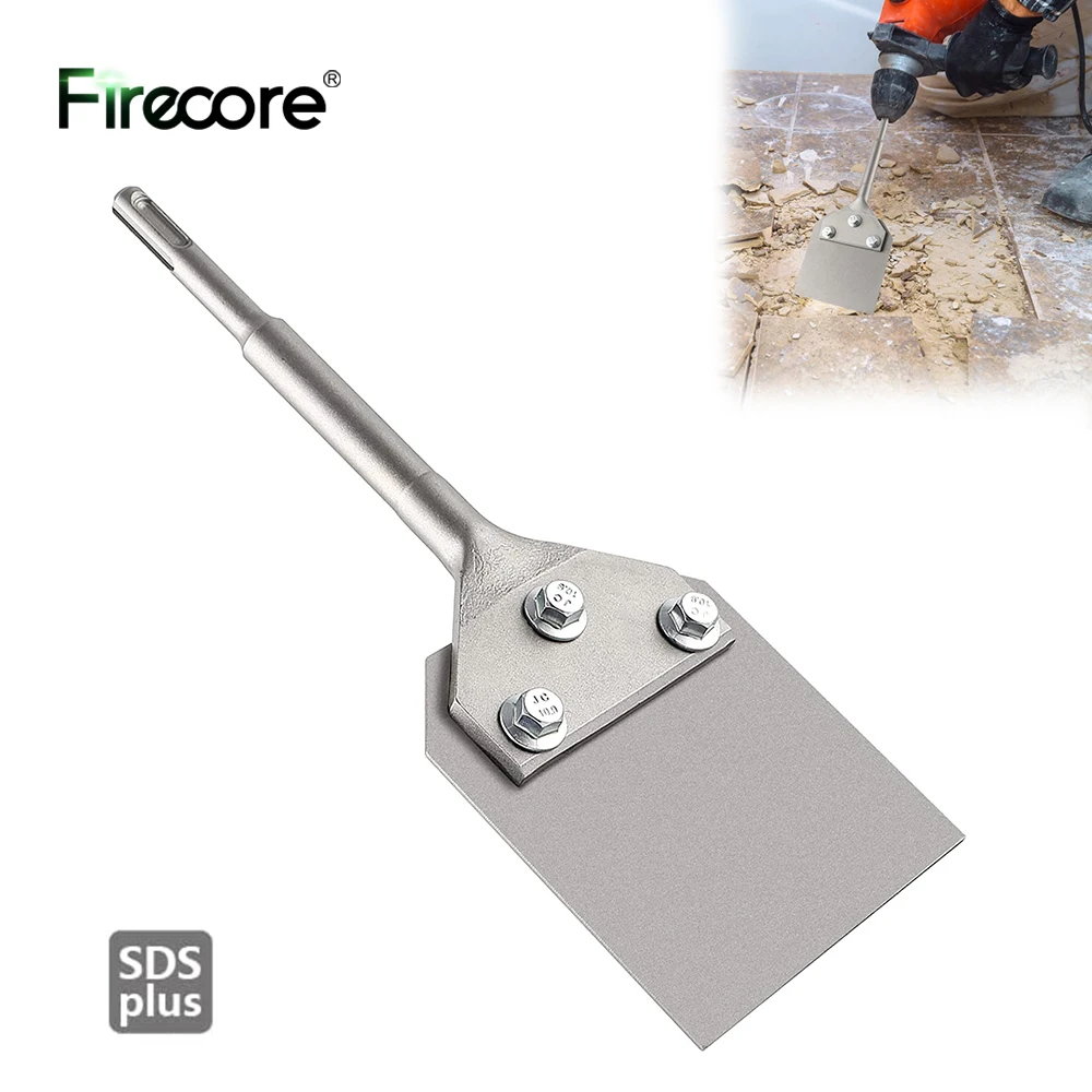 FIRECORE SDS Plus Chisel Floor Scraper 4 Inch Wide Tile Thin