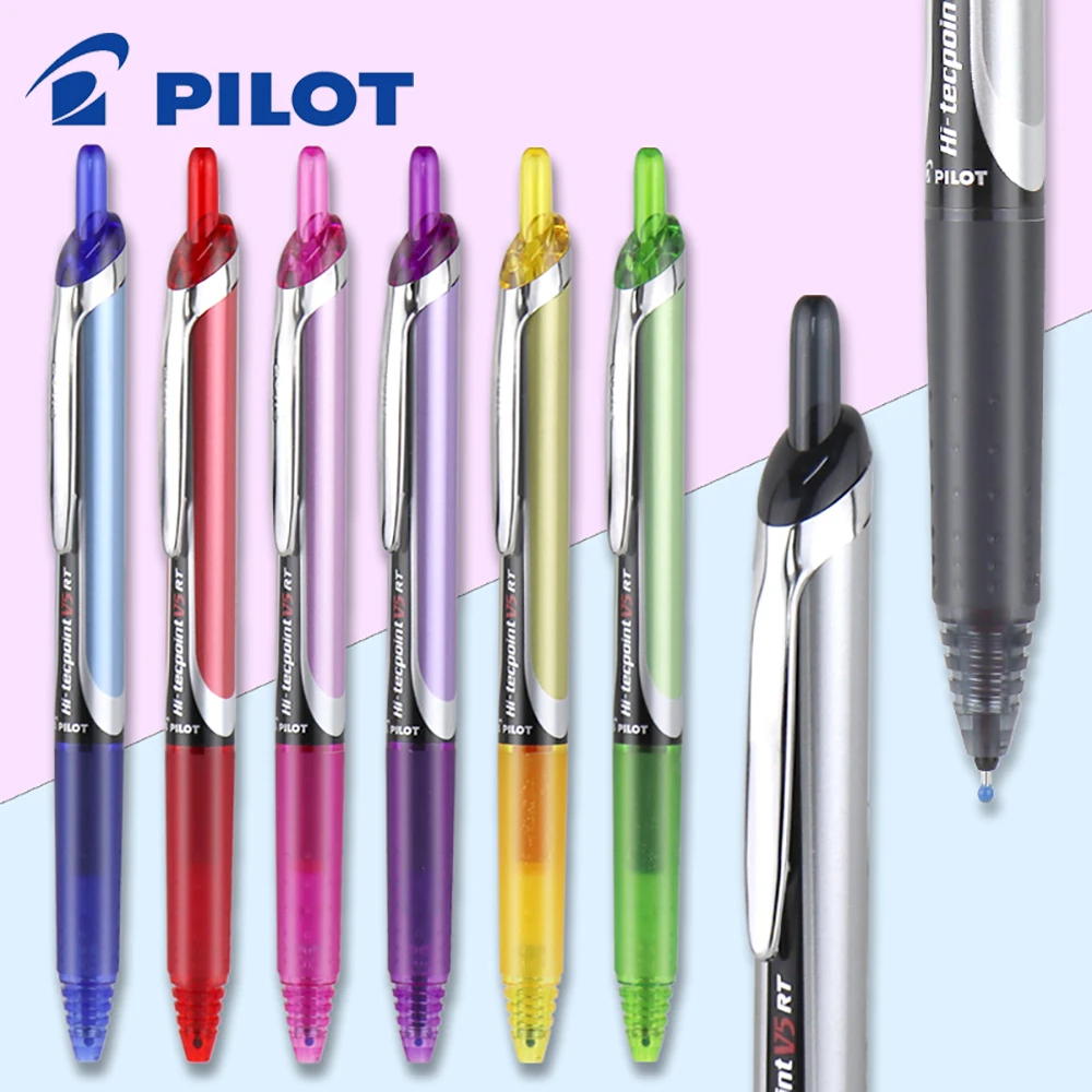 

Цветная гелевая ручка PILOT BXRT-V5, нажимной Тип V5, 0,5 мм, тестовая игла, ручка большой емкости, чернила для плавного письма, сменная фоторучка