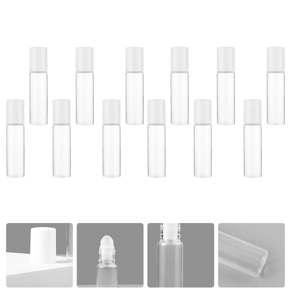 

Bottles Roller Container Glass Oilsample Rollsub Essential Bottle Empty Aromatherapy Clear Lip Small Refillable Vials Foroils