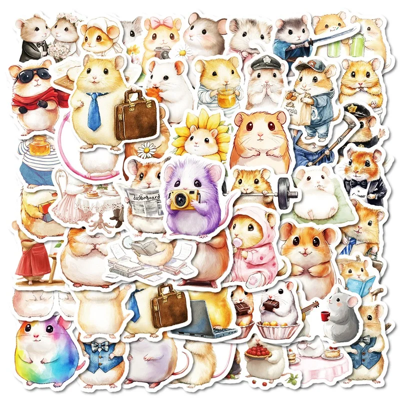 

Kawaii хомяк липкие наклейки ПВХ