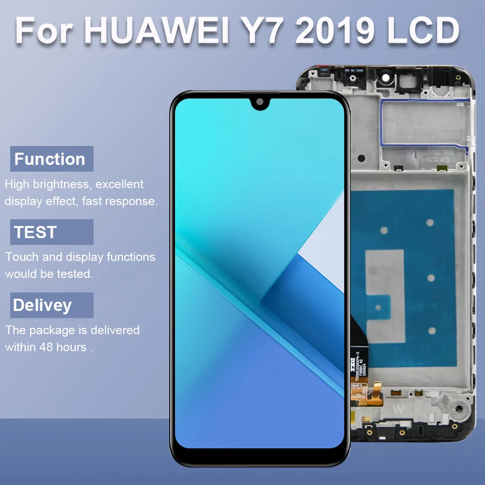 Y7 2019 DUB-LX1 DUB-LX3 ЖК-экран в сборе для Huawei ЖК-дисплей дигитайзер сенсорного экрана с