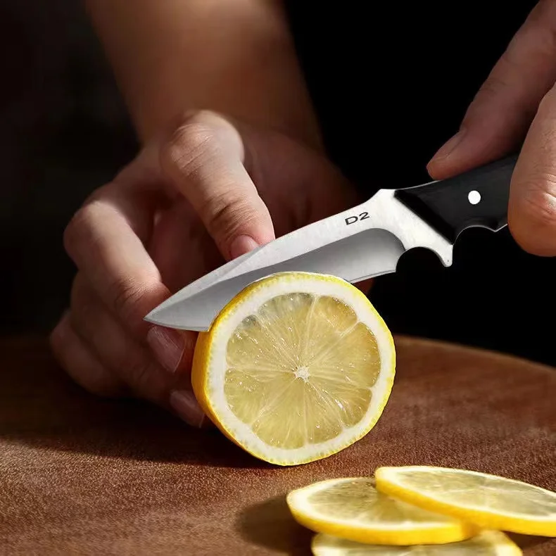 Нож карманный из черного дерева с лезвием D2 миниатюрный Мультитул в швейцарском