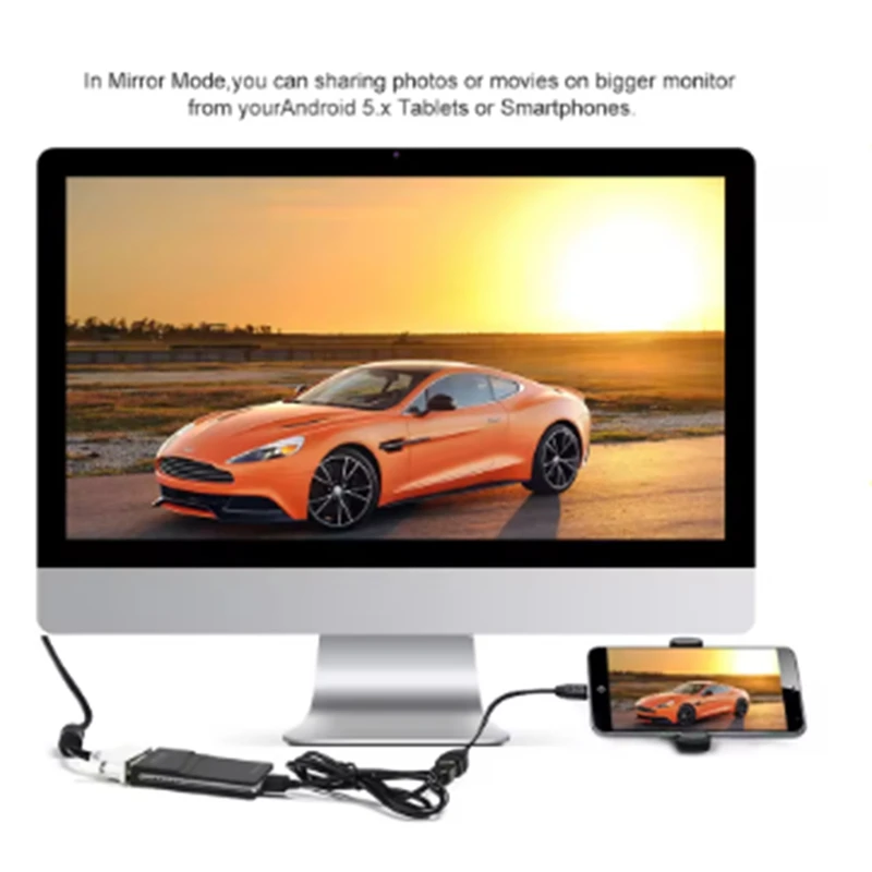 Фото USB-адаптер для подключения к DVI/VGA (Displaylink IC) USB 2.0 DVI/VGA АДАПТЕР для OS, 11/10-ABAM №2