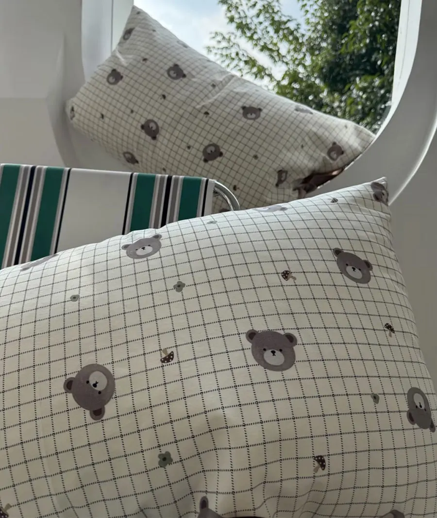 Постельное белье Cartoon Bear Brown Cotton