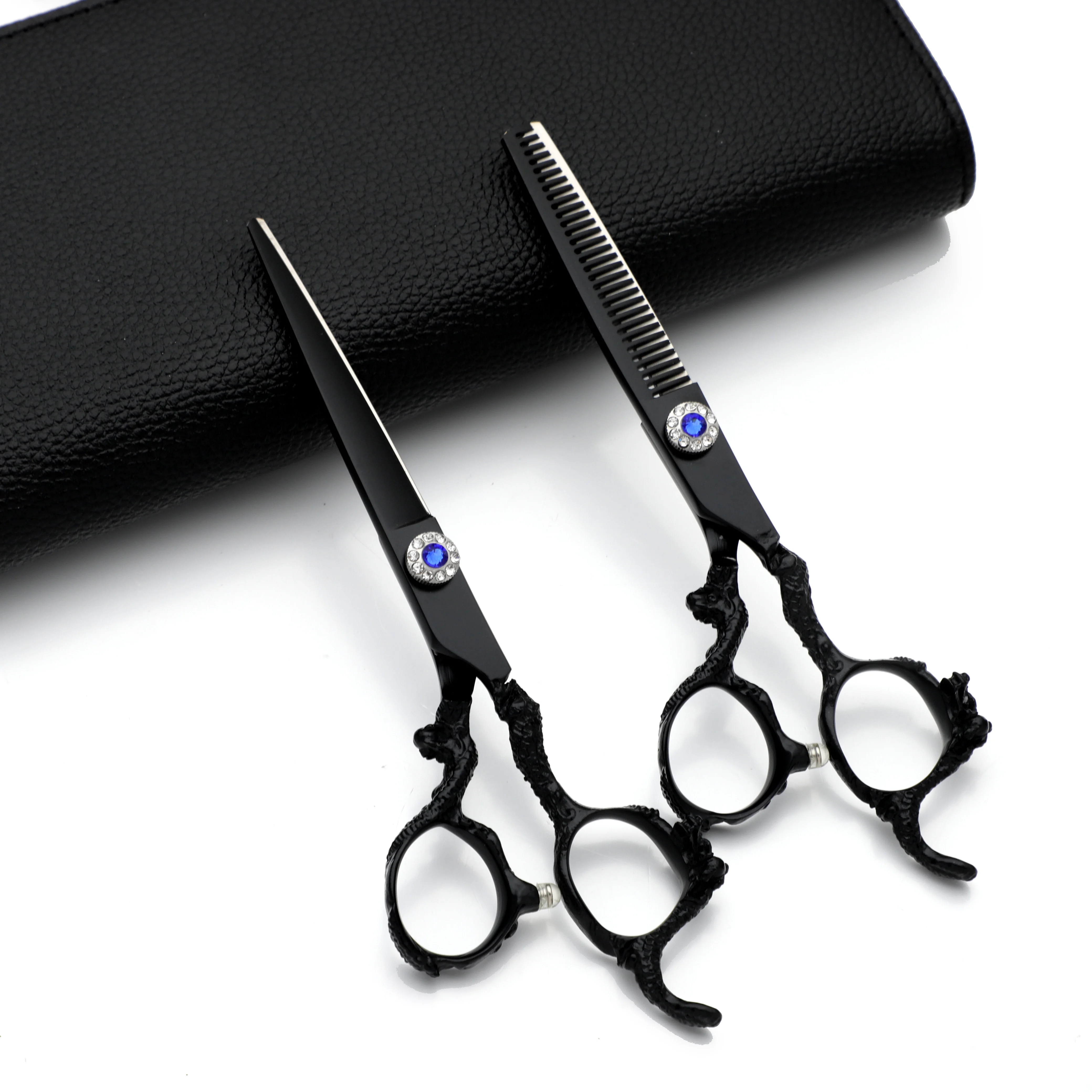 

Professional Barber Scissors 6"Set Hair Cutting Shear Hair Scissors Hairdressing Professional Hair Scissor Salon Tool ho'meu'