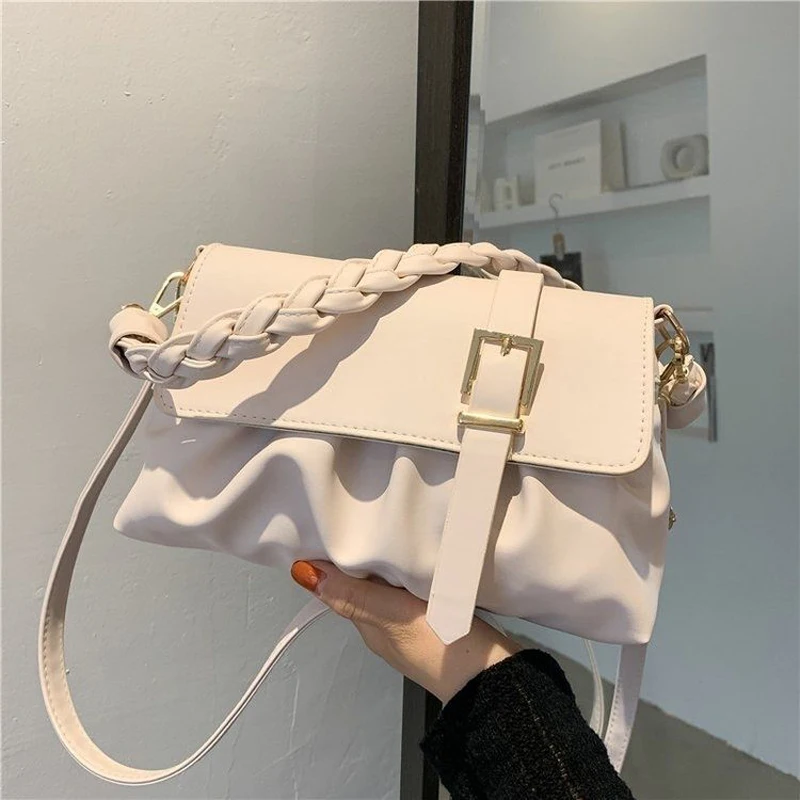 

Weave PU Leather Bags Fashion Women's Handbags Purses Women Shoulder Crossbody Bag