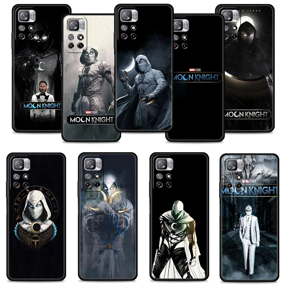 

Marvel Moon Knight Marc Spector Casing Official Celular Case For Redmi Note 8 9 K40 9S 9C 11 Pro 7 9T 10 9A 10C K40S K50