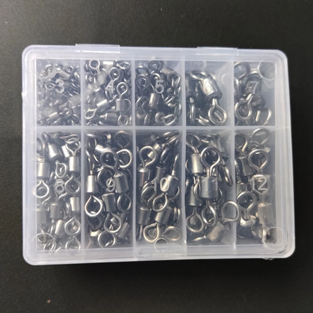 

Brand New Durable And Practical Bait Connector Tackle Clips Carp Fishing Carp Rigs Functional Metal 220pcs 66g/box