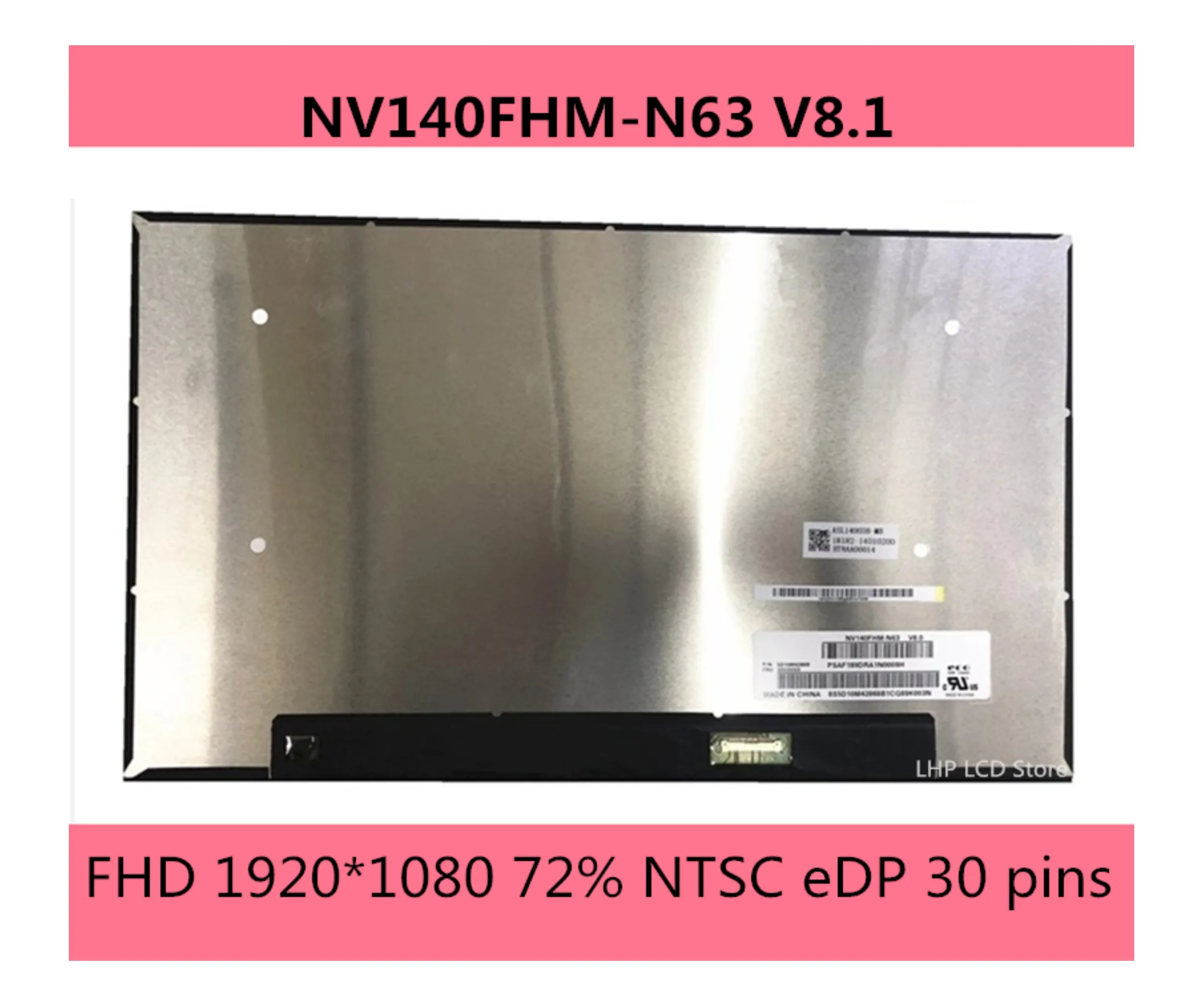 NV140FHM-N63 V8.1 B140HAN03.2 1920*1080 FHD для ноутбука BOE 14 0 LCD WLED дисплей eDP 30Pin Тонкая матовая