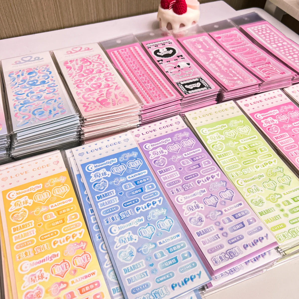 

Jellylpal New BOBO Full Set Junk Journal Stickers Decor Scrapbooking Lable Idol Kpop Stationery Postcards Kawaii Sticker Suppli