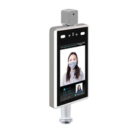 1080p face recognition temperature control digital smart cctv camera with access control card
