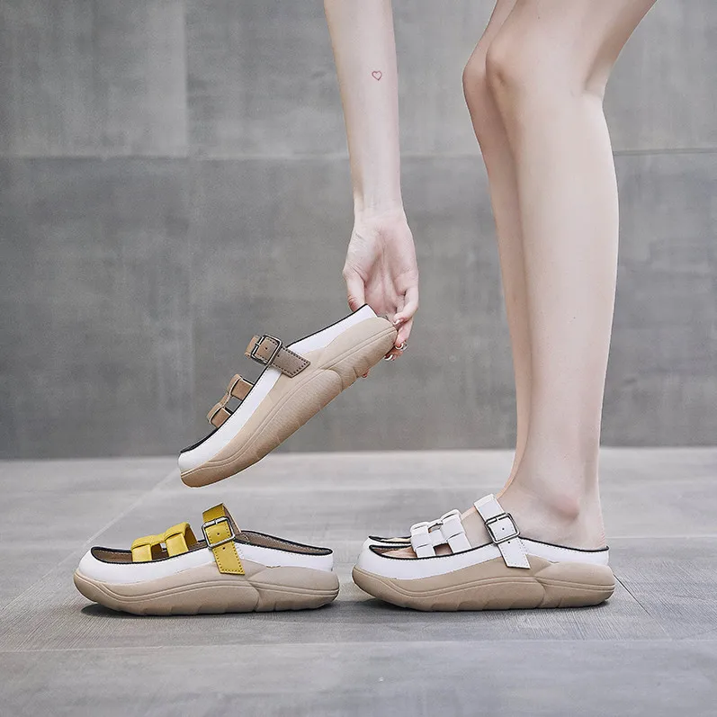 

Туфли из искусственной кожи на низком каблуке