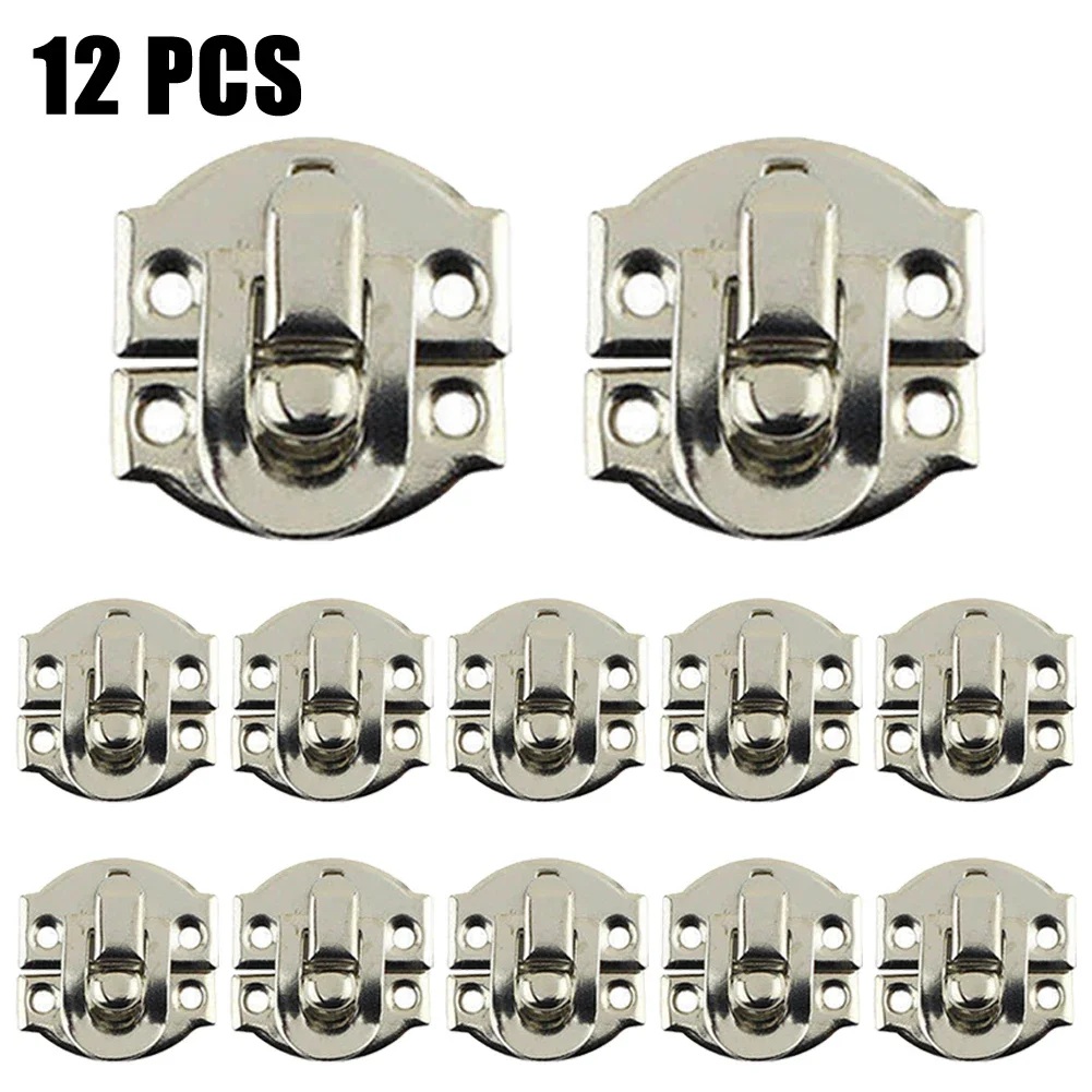 

5/12 шт., защелка в стиле ретро, застежка для шкатулки для драгоценностей, застежка для чемодана, деревянный сундук, декоративная защелка, винтажная защелка для замка