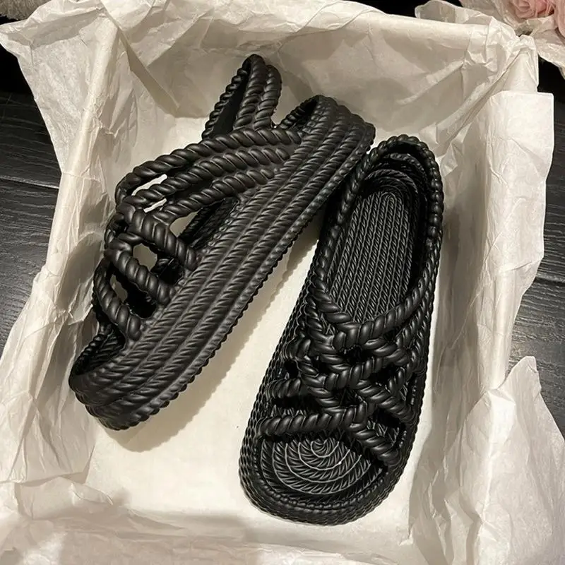 Pillow Slipper Indoor Slippers for Women Unisex Shower Bathroom Massage Foam Super Soft Non-Slip Quick Drying Thick Sole Sandals