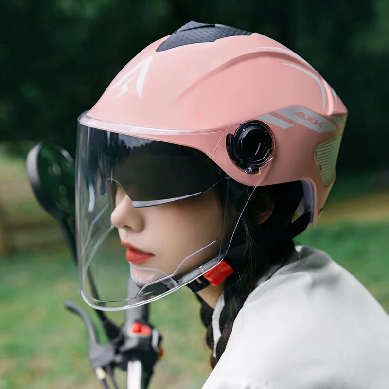 Helmet electric car battery motorcycle helmet summer sunscreen light men and women universal cute hard hat