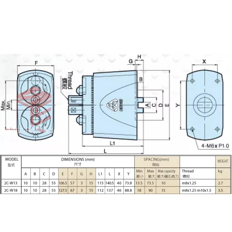 2C-W18/2C-W13 Многоосевой сверлильный станок с длинной сеткой / Шарнирное сверло