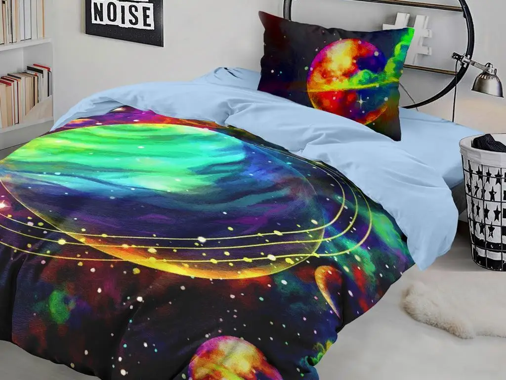 

Dowry Wonderland 3D Digital Print Single Double Duvet cover set Color Space