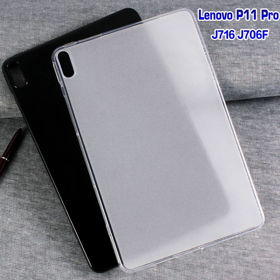 

Slim case For 2021 & 2020 Lenovo Xiaoxin Pad P11 Pro 11.5 TB J716F J706F TPU Soft back cover Tablet Silicone case Funda Capa