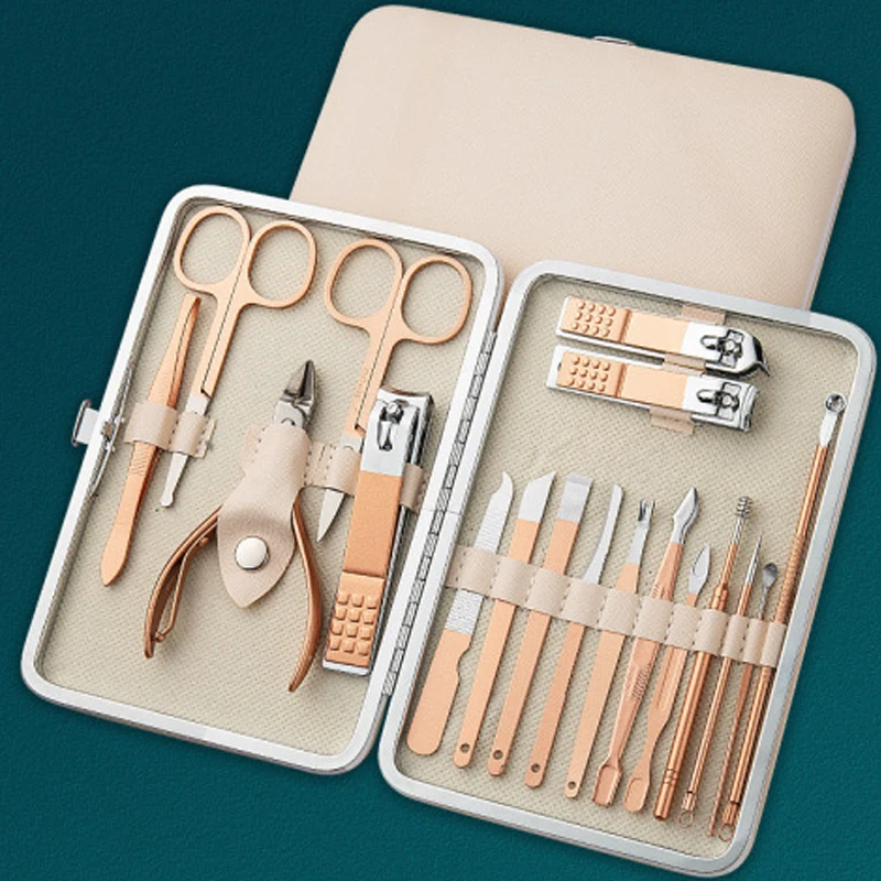 Ножницы для наращивания ногтей из нержавеющей стали цвета розового золота