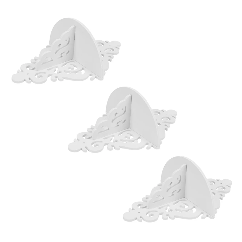 

ELOS-3X филигранная стильная настенная полка, потертая шикарная настенная полка, Белая Стена для загородного дома