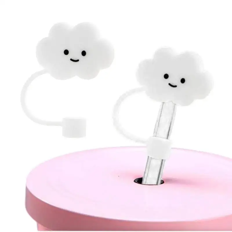 Силиконовые соломенные Чехлы 2 шт. облакообразные силиконовые наконечники