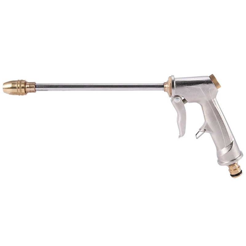 

HOT SALE High Pressure Power Washer Water Jet Watering High-Grade Metal Plating Water Powerful Hose Nozzle Car Water Spray Tool