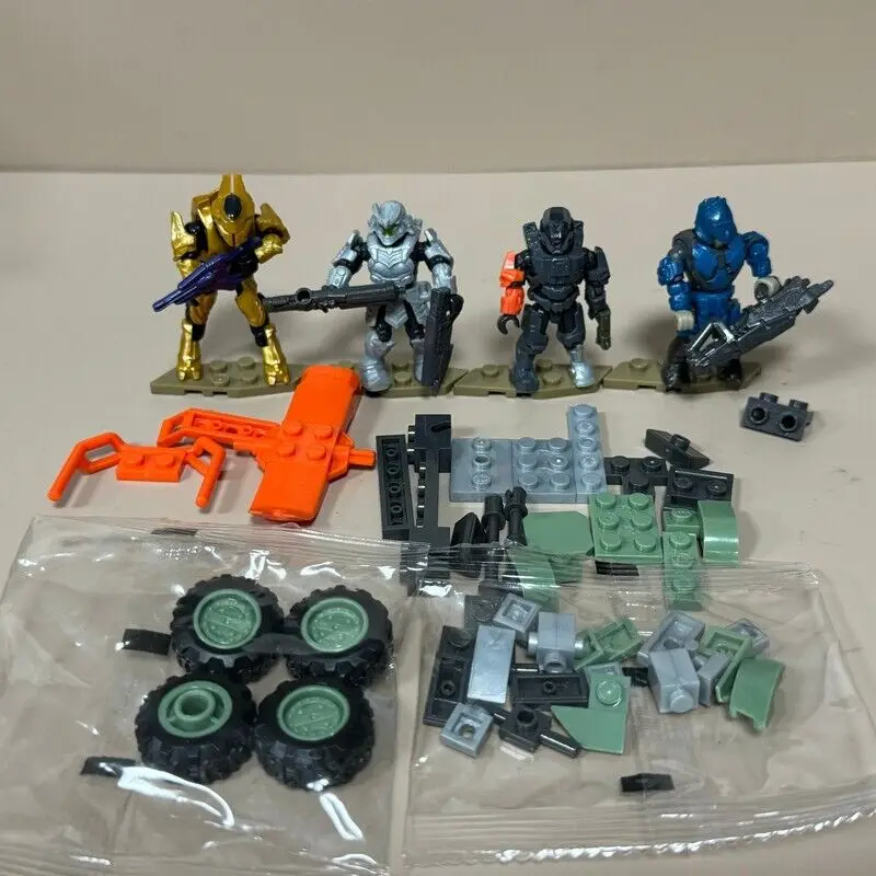 Экшн-фигурки Mega Bloks svux UNSC Спартанские Анубис Yoro Elite Ultra Brute Warrior Mongoose Outriders с