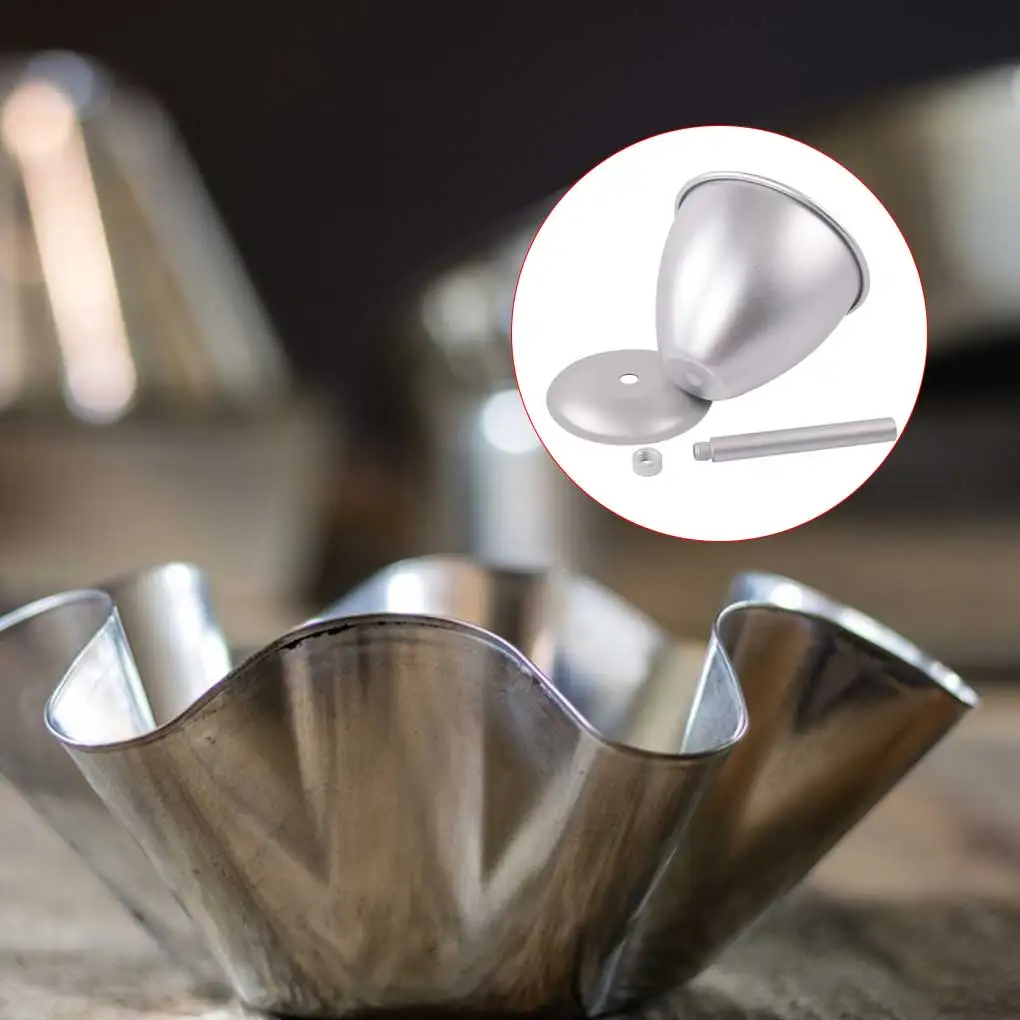 

8 Inch Aluminum Girl Dress Cake Mold Reusable Skirt Shape Pan Fondant 3D Non-sticky DIY Baking Tool Wedding Mould Party