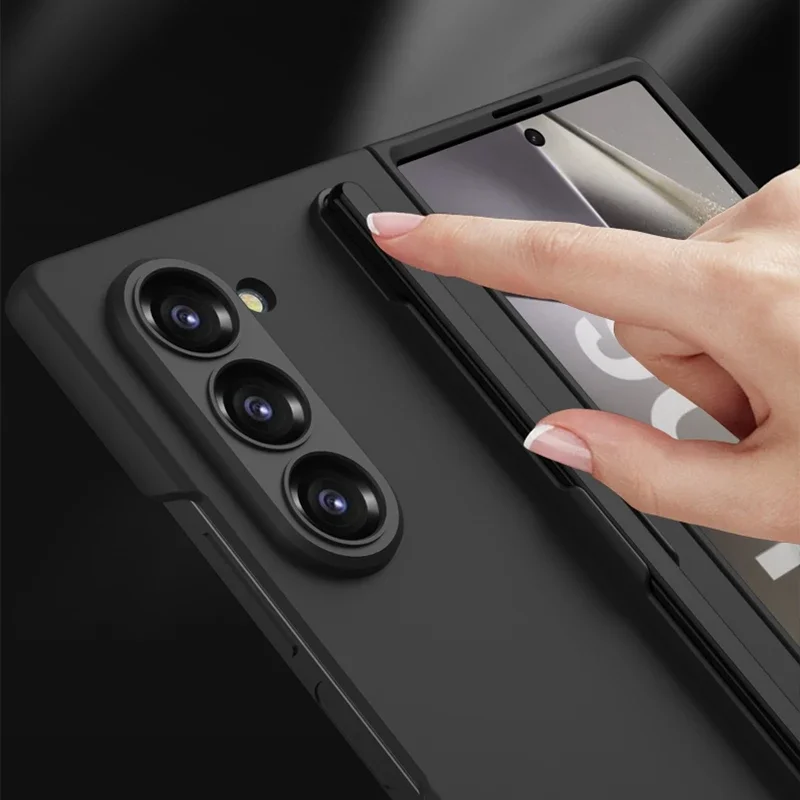 Защитный чехол со встроенным экраном для Samsung Galaxy Z Fold 3 4 5 6 слотом S Pen Axis