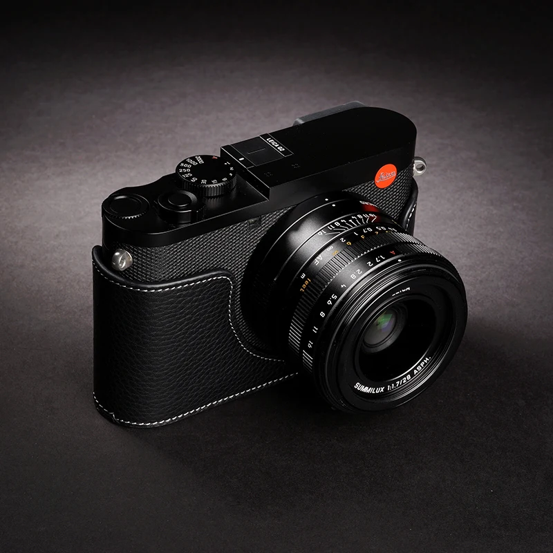 Защитный чехол из натуральной воловьей кожи для фотокамеры Leica Q Q2