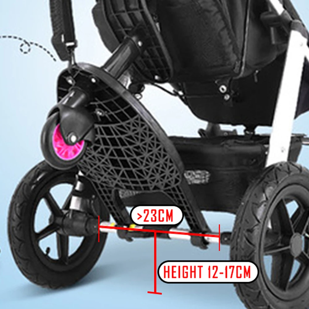 Baby Car Seat Accessories Stroller Pedal Adapter Auxiliary Trailer Twins Scooter Hitchhiker Kid Standing Seat Stroller Accessory images - 6