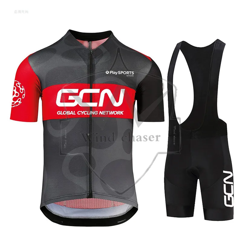 

Новинка 2022 г., мужской комплект из Джерси для велоспорта GCN с коротким рукавом и защитой от УФ-излучения, комплект велосипедной одежды, профе...